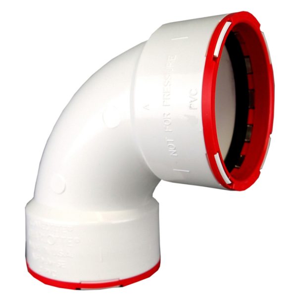 Charlotte Pipe ConnecTite Schedule 40 1-1/2 in. Hub X 1-1/2 in. D Hub PVC Bend Elbow