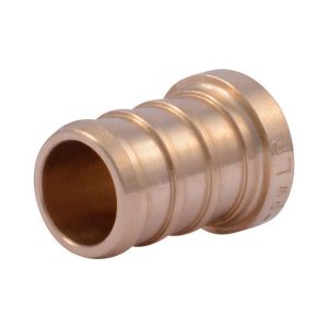 SharkBite 1/2 in. Barb X 1/2 in. D Barb Brass Plug