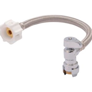 SharkBite Click Seal 1/2 in. Push X 7/8 in. D Ballcock 12 in. Brass Toilet Connector