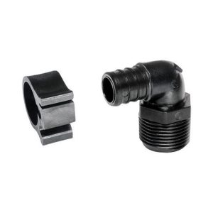 Flair-It PEXLock 3/4 in. MPT X 3/4 in. D MPT PEX Elbow with Clamps