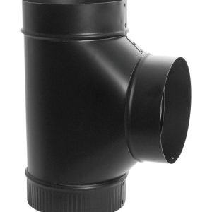 Imperial 6 in. X 6 in. X 6 in. Metal Stove Vent Single Tee