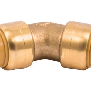 SharkBite Push to Connect 1/2 in. PTC X 1/2 in. D PTC Brass 45 Degree Elbow