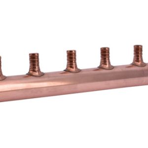 SharkBite 1/2 in. Crimp X 3/4 in. D Crimp Copper 6 Port Manifold