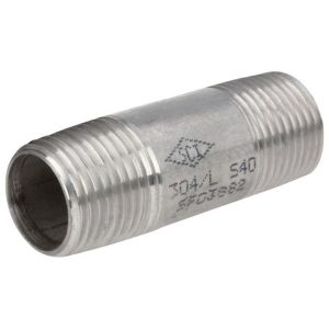 Smith-Cooper 1 in. MPT Stainless Steel 3 in. L Nipple