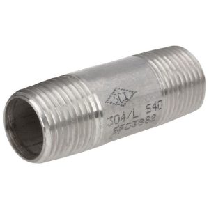 Smith-Cooper 1 in. MPT Stainless Steel 2 in. L Pipe Nipple