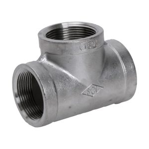 Smith-Cooper 1 in. FPT X 1 in. D FPT Stainless Steel Tee