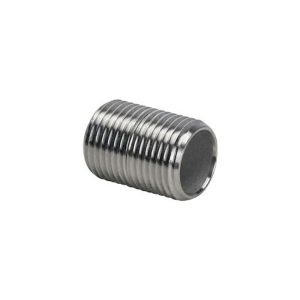 Smith-Cooper 1 in. MPT Stainless Steel Close Nipple