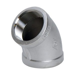 Smith-Cooper 1 in. FPT X 1 in. D FPT Stainless Steel 45 Degree Elbow