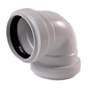 NDS Schedule 35 4 in. Gasket each X 4 in. D Gasket PVC Elbow