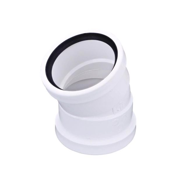 NDS Schedule 35 4 in. Gasket each X 4 in. D Gasket PVC Elbow