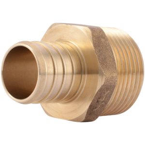 SharkBite 1 in. PEX Barb Grade X 1 in. D MPT Brass Pipe Adapter