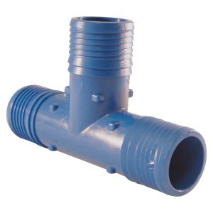 Apollo Blue Twister 1 in. Insert in to X 1 in. D Insert Acetal Tee