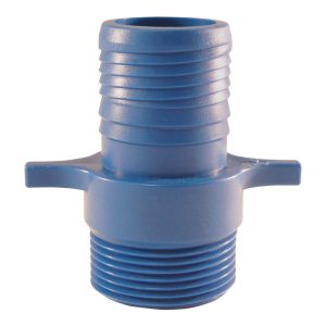 Apollo Blue Twister 1 in. Insert in to X 1 in. D MPT Acetal Male Adapter