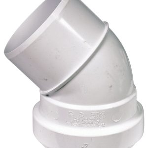 NDS Schedule 35 4 in. Gasket each X 4 in. D Spigot PVC Elbow