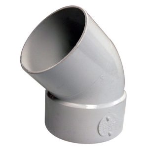 NDS Schedule 35 4 in. Hub each X 4 in. D Spigot PVC Elbow