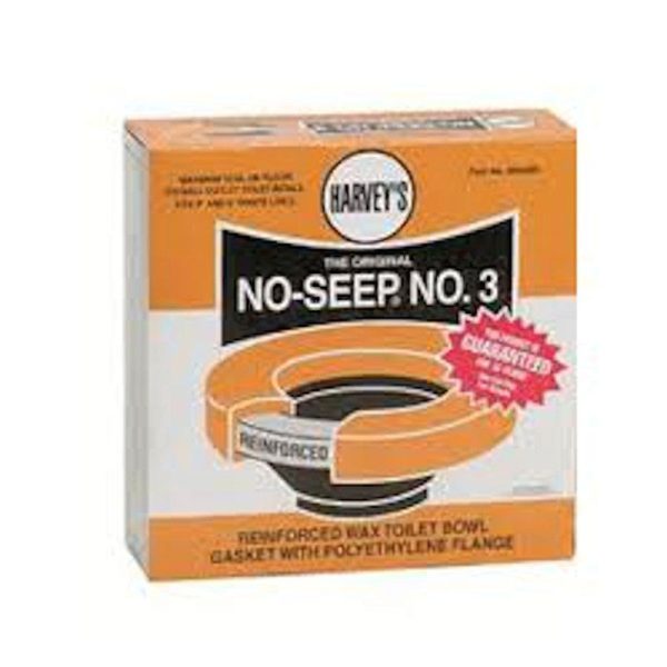 Harvey's No-Seep Wax Ring Polyethylene/Wax For 3 inch and 4 inch Waste Lines