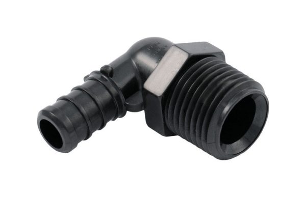 Cash Acme Push to Connect 1/2 in. PEX X 1/2 in. D PEX Plastic Elbow Adapter