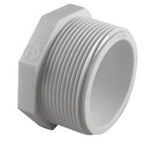 Charlotte Pipe Schedule 40 2 in. MPT X 2 in. D FPT PVC Plug