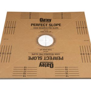 Oatey Shower Perfect Slope 40 in. W X 40 in. L Brown Shower Base