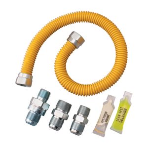 Dormont SmartSense 1/2 in. Flare Sizes X 5/8 in. D OD 36 in. Stainless Steel Gas Connector Kit