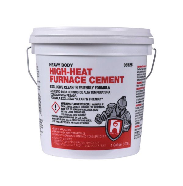 Hercules Oatey Gray High Heat Furnace Cement For Furnace 1 gal