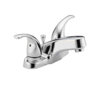 Peerless Tunbridge Chrome Pop-up Bathroom Sink Faucet 4 in.