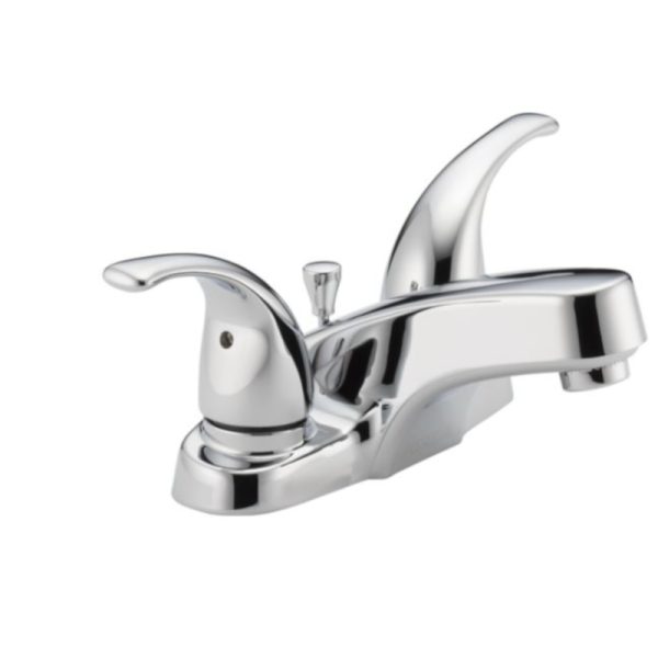Peerless Tunbridge Chrome Pop-up Bathroom Sink Faucet 4 in.