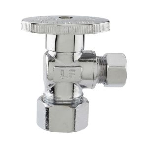 Plumb Pak 5/8 in. Compression in. X 3/8 in. Compression Brass Angle Valve