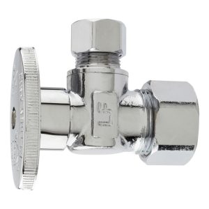 Plumb Pak 5/8 in. Compression in. X 3/8 in. Compression Brass Angle Valve