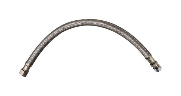 Plumb Pak EZ 3/8 in. Compression X 3/8 in. D Delta Style 20 in. Stainless Steel Faucet Supply Line