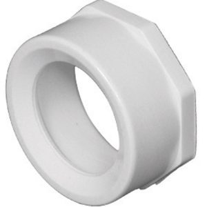 Charlotte Pipe Schedule 40 1-1/2 in. Spigot X 1-1/4 in. D Hub PVC Flush Bushing