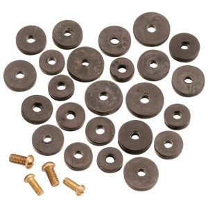 Plumb Pak Assorted in. D Rubber Faucet Washers 20 pk