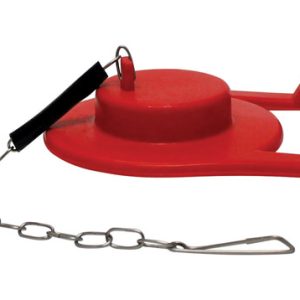 Keeney Flapper and Chain Red Rubber For Kohler