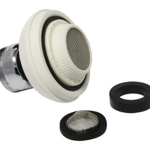 Plumb Pak Dual Thread 15/16 in. x 55/64 in. White Swivel Sprayrator