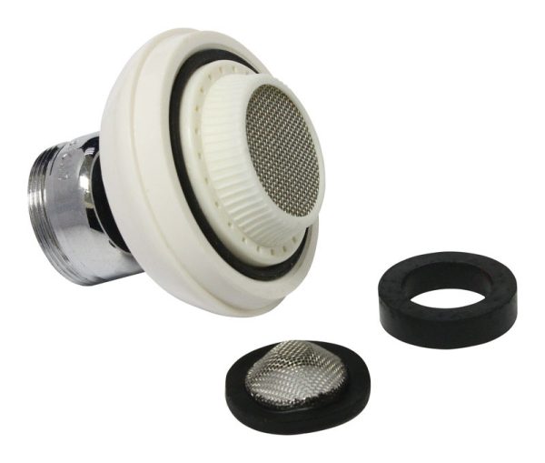 Plumb Pak Dual Thread 15/16 in. x 55/64 in. White Swivel Sprayrator
