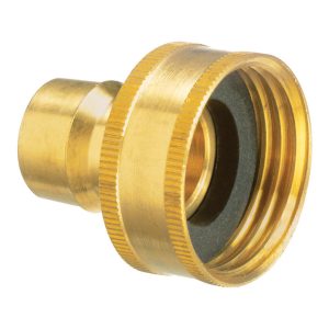 Plumb Pak Brass 3/4 in. D X 3/4 in. D Hose Connector 1 pk