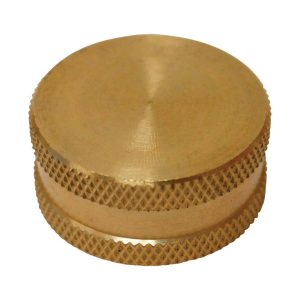 Plumb Pak Brass 3/4 in. D X 3/4 in. D Hose Cap with Washer 1 pk