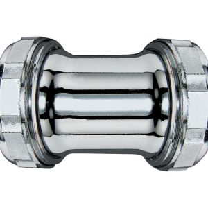 Plumb Pak 1-1/4 in. D Brass Straight Extension Coupling