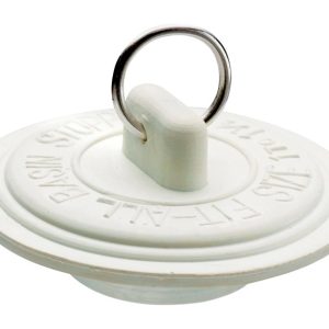 Plumb Pak 1-3/8 in. White Rubber Drain Stopper