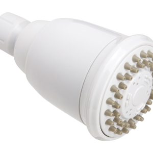 Keeney White Plastic 3 settings Showerhead 1.8 gpm