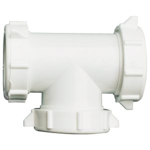 Plumb Pak 1-1/2 in. D Plastic 3-Way Coupling Tee