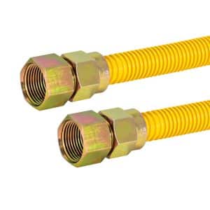 Eastman ProCoat 3/4 in. FIP X 3/4 in. D FIP 36 in. Stainless Steel Gas Connector