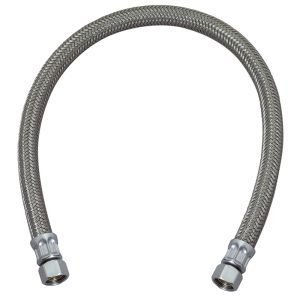 BrassCraft 3/8 in. Compression X 3/8 in. D Compression 20 in. Polymer Faucet Supply Line