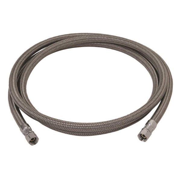 BrassCraft 1/4 in. Compression X 1/4 in. D Compression 72 ft. Brass Ice Maker Supply Line