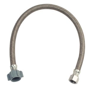BrassCraft 1/2 in. FIP X 1/2 in. D Compression 20 in. PVC Faucet Supply Line