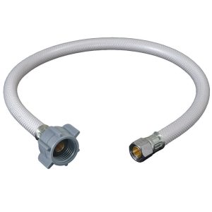 BrassCraft Plumb Shop 1/2 in. FIP X 3/8 in. D Compression 20 in. PVC Faucet Supply Line