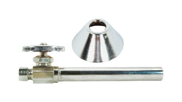 BrassCraft Universal Extension Tube with Bell Escutcheon