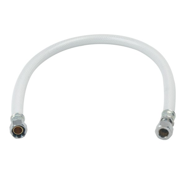 BrassCraft Speedi Plumb 3/8 in. Compression X 3/8 in. D Compression 20 ft. Vinyl Faucet Supply Line