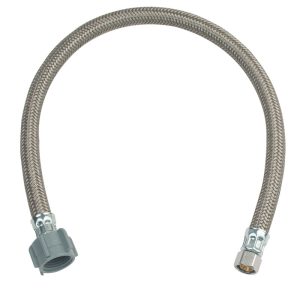 BrassCraft Speedi Plumb Plus 3/8 in. Compression X 1/2 in. D FIP 20 ft. Polymer Faucet Supply Line