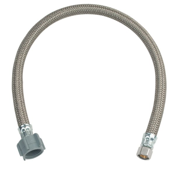 BrassCraft Speedi Plumb Plus 3/8 in. Compression X 1/2 in. D FIP 20 ft. Polymer Faucet Supply Line